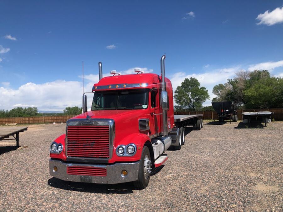 Flatbed trailer in the GTI Transport fleet